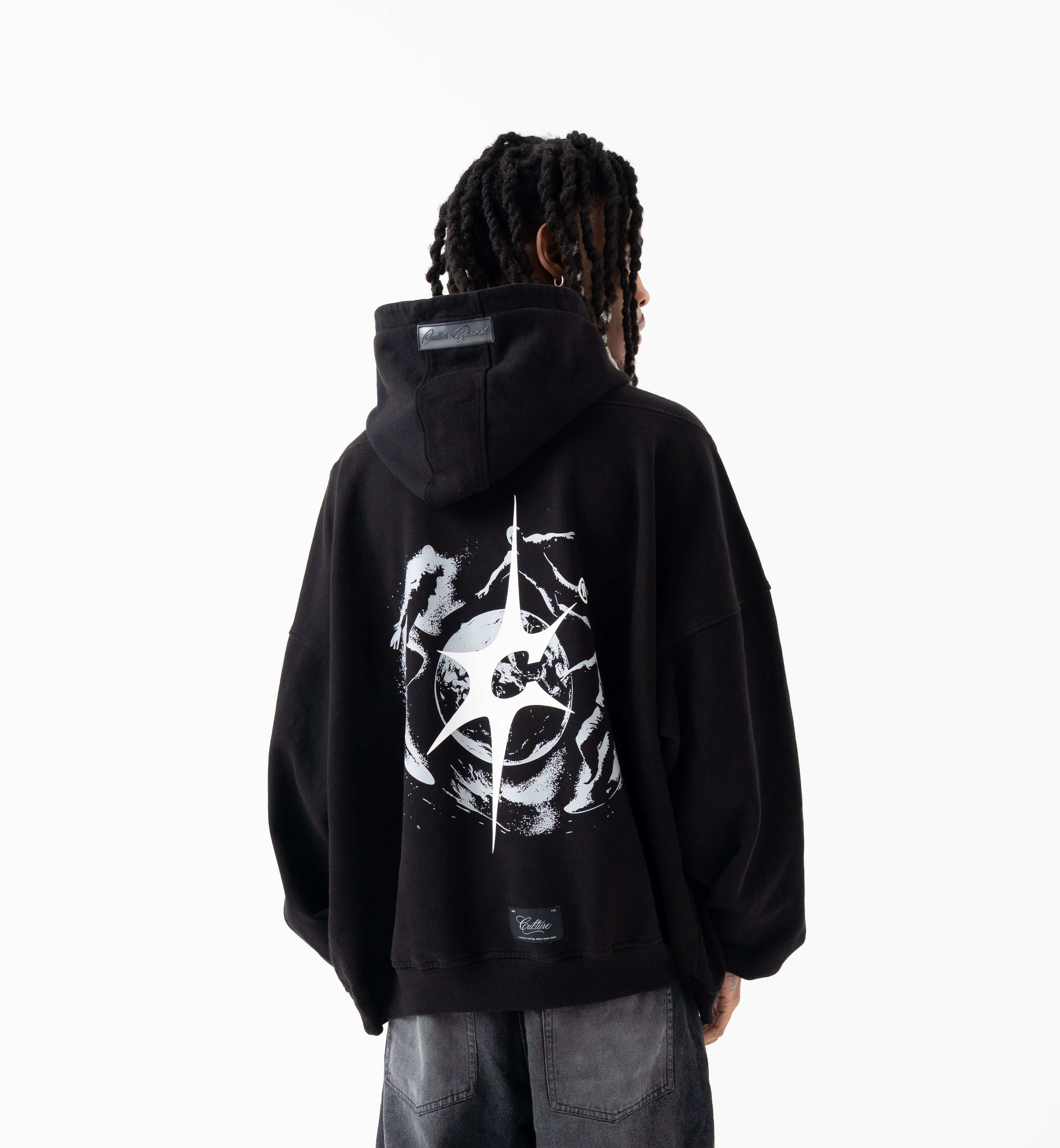 PREVENTA - HOODIE NEGRO 'CYCLES'