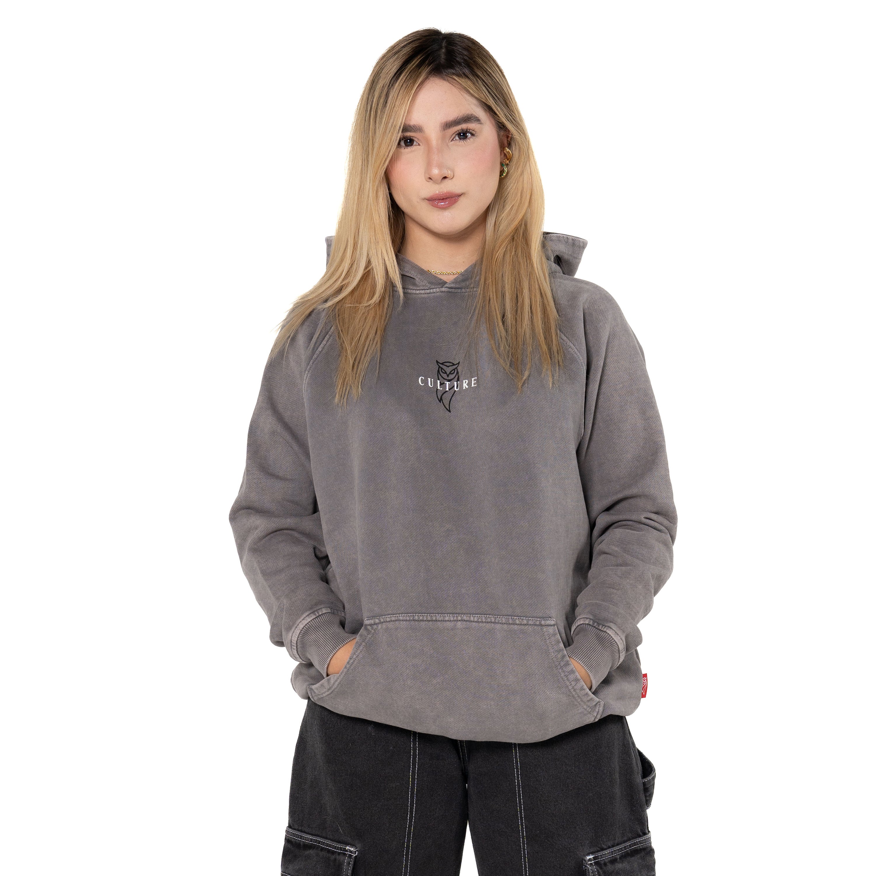 “AWAKENING PULSE” GRAY HOODIE