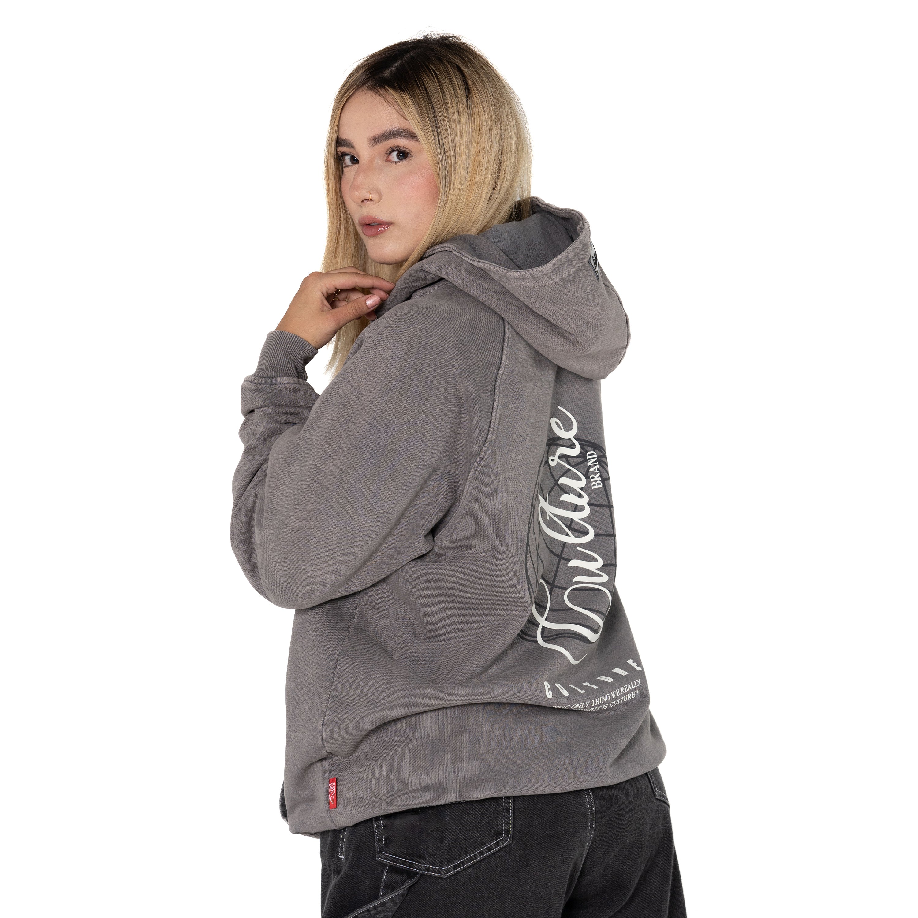 “AWAKENING PULSE” GRAY HOODIE