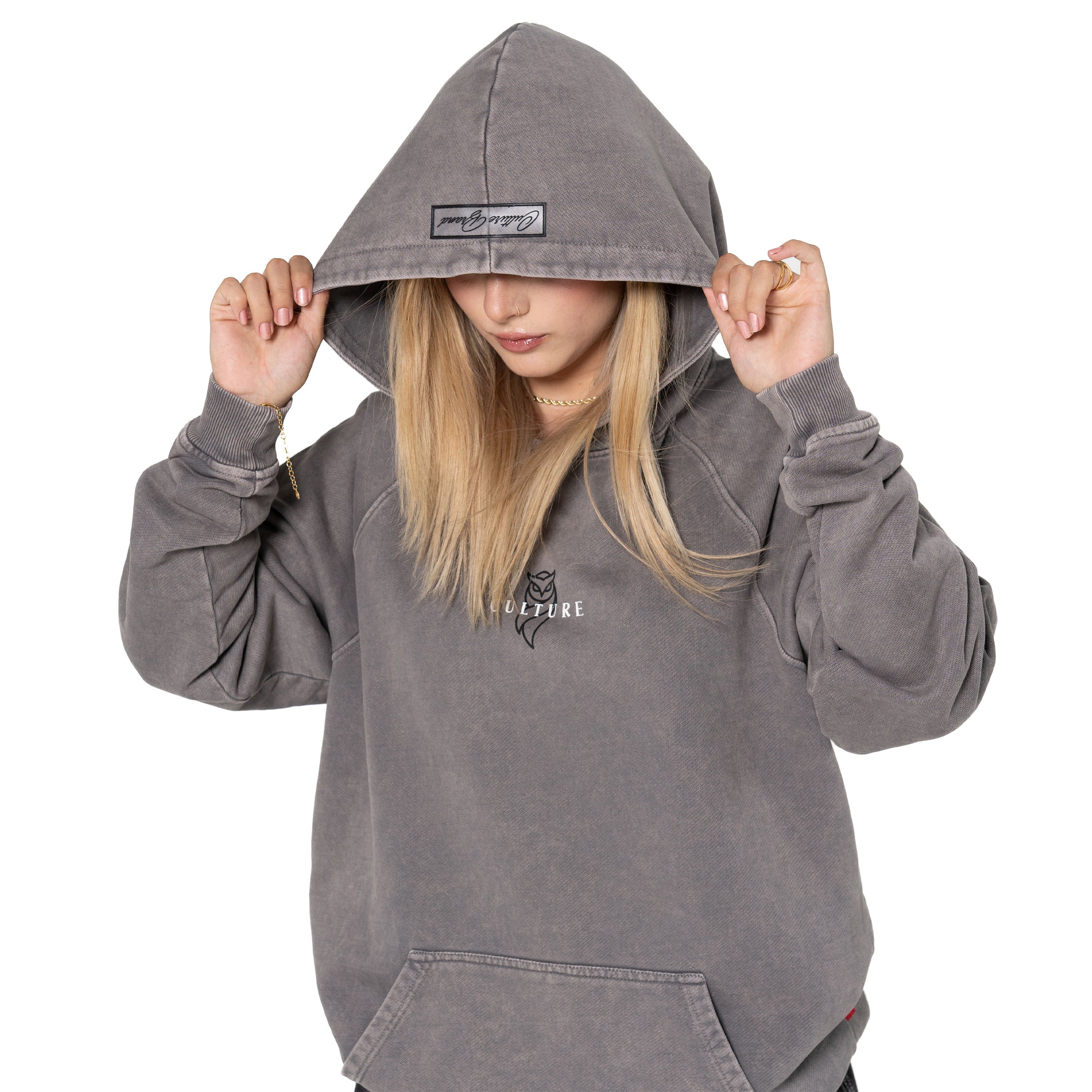 “AWAKENING PULSE” GRAY HOODIE