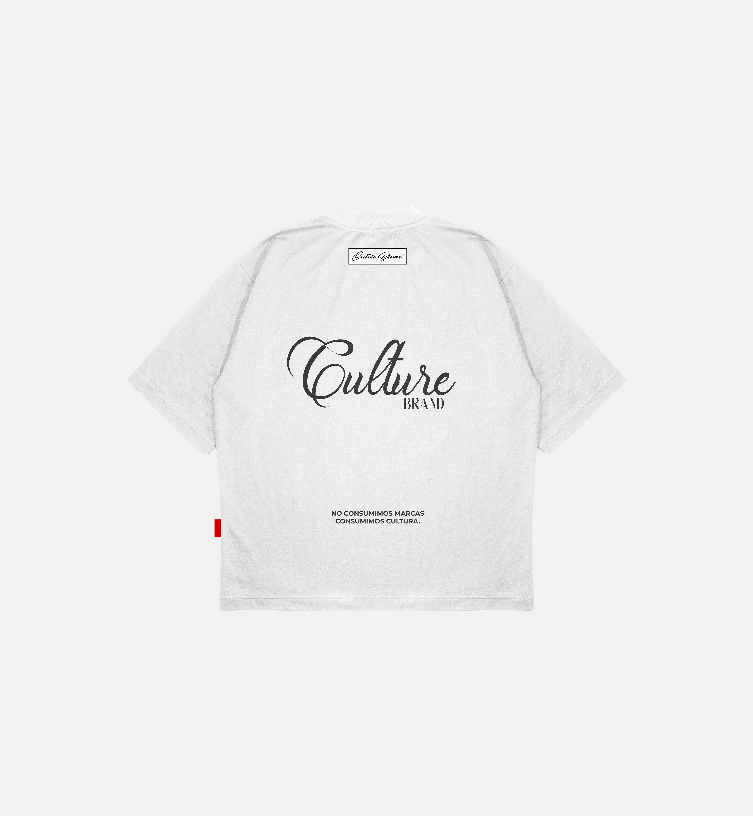 BASIC "CULTURE" WHITE T-SHIRT