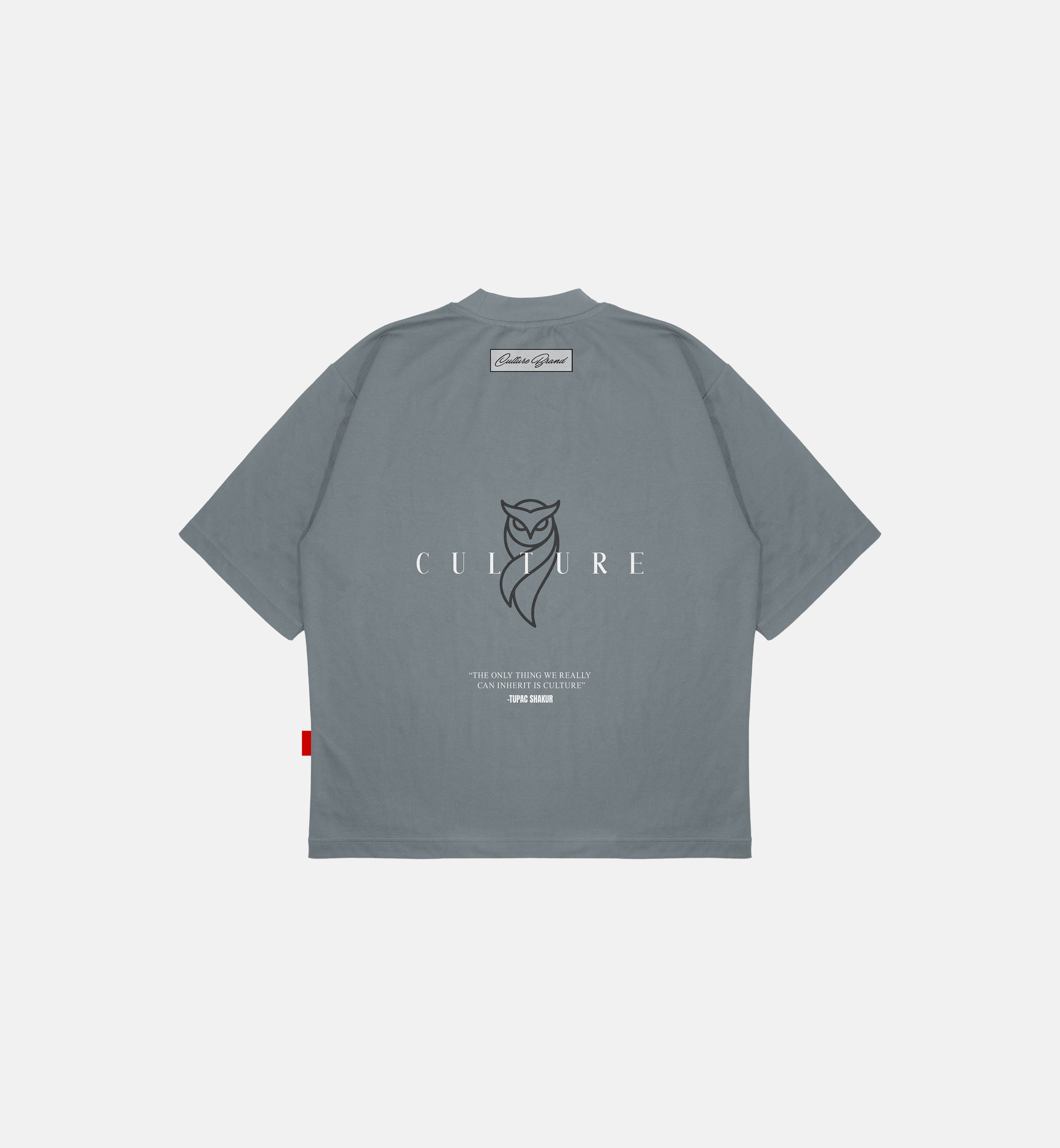 TUPAC SHAKUR GREY T-SHIRT