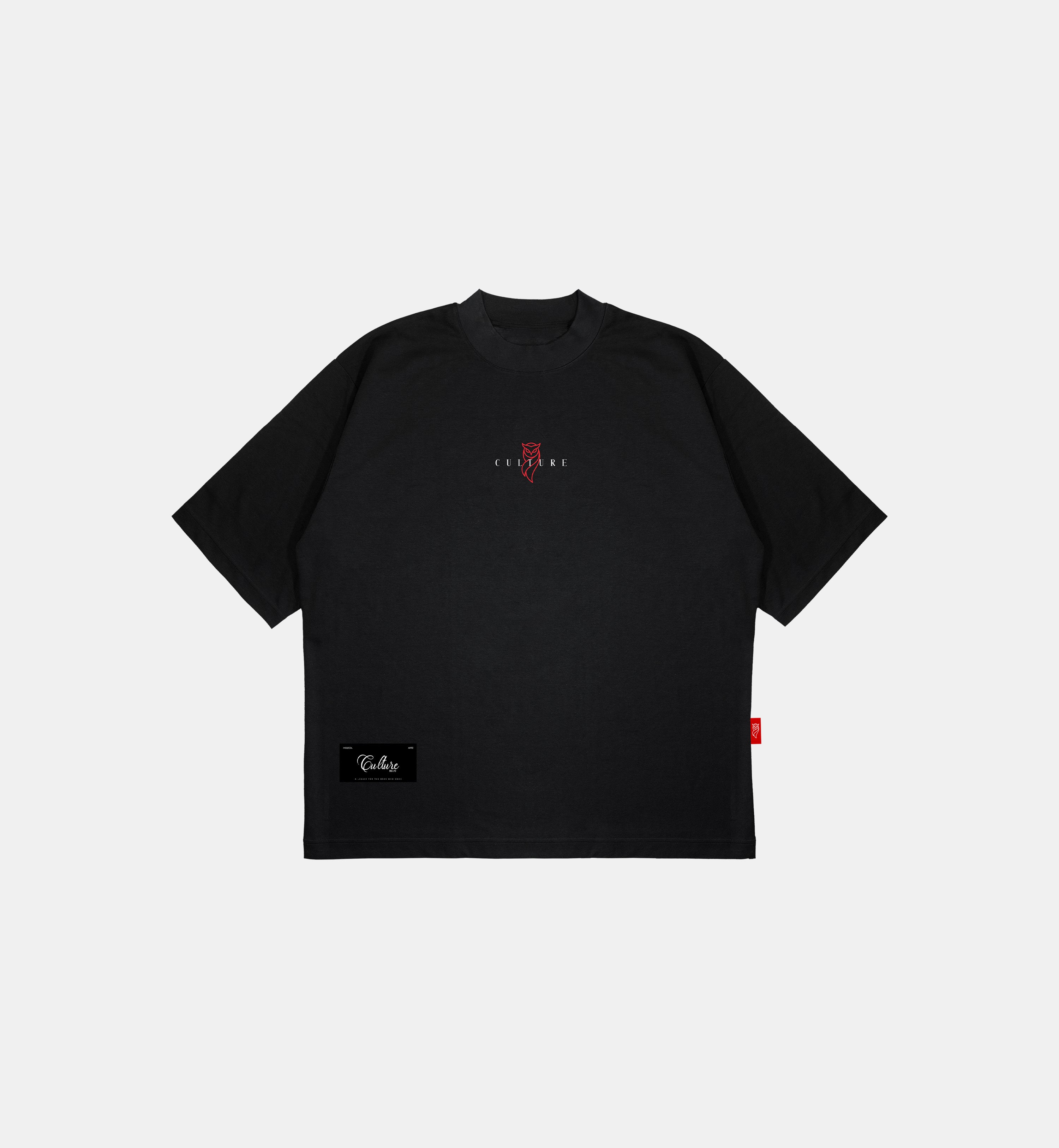 “MIDNIGHT AWAKENING” BLACK T-SHIRT: