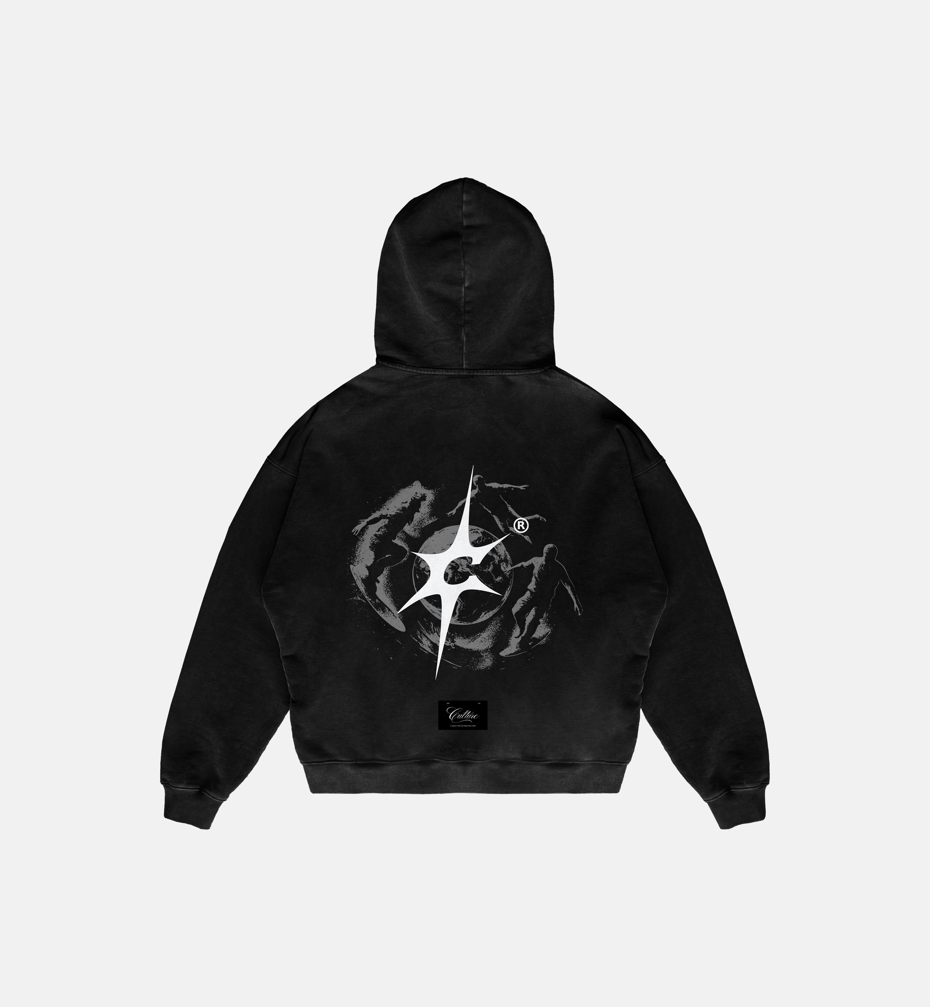 HOODIE NEGRO 'CYCLES'
